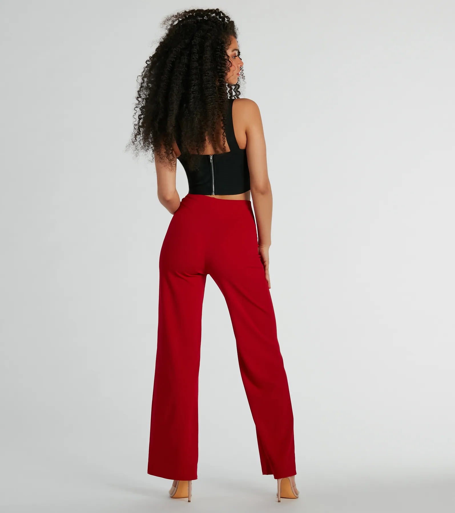 Ultimate Nine To Five Straight-Leg Crepe Trouser Pants