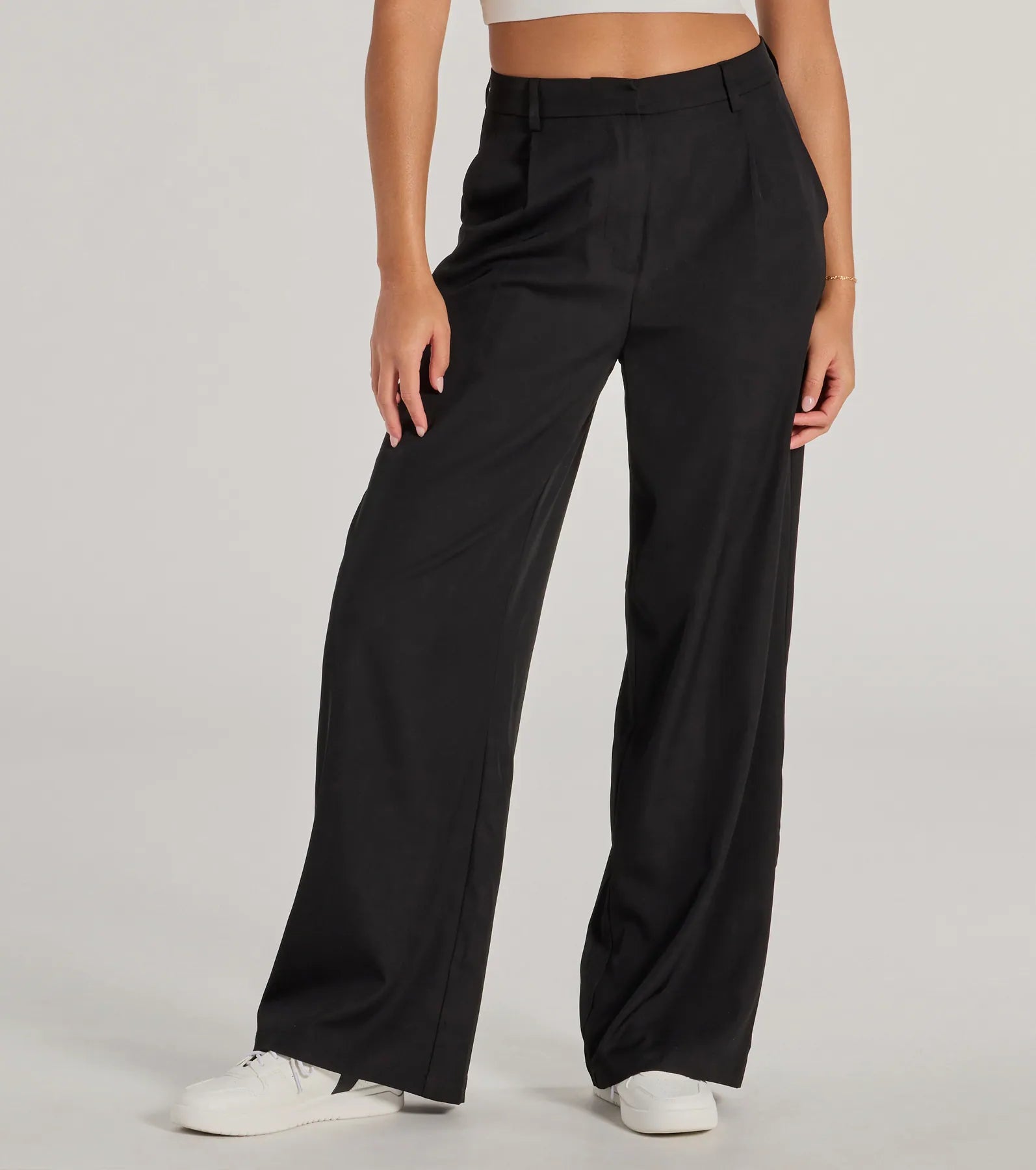 Premium High-Rise Wide-Leg Trousers for Effortless Chic