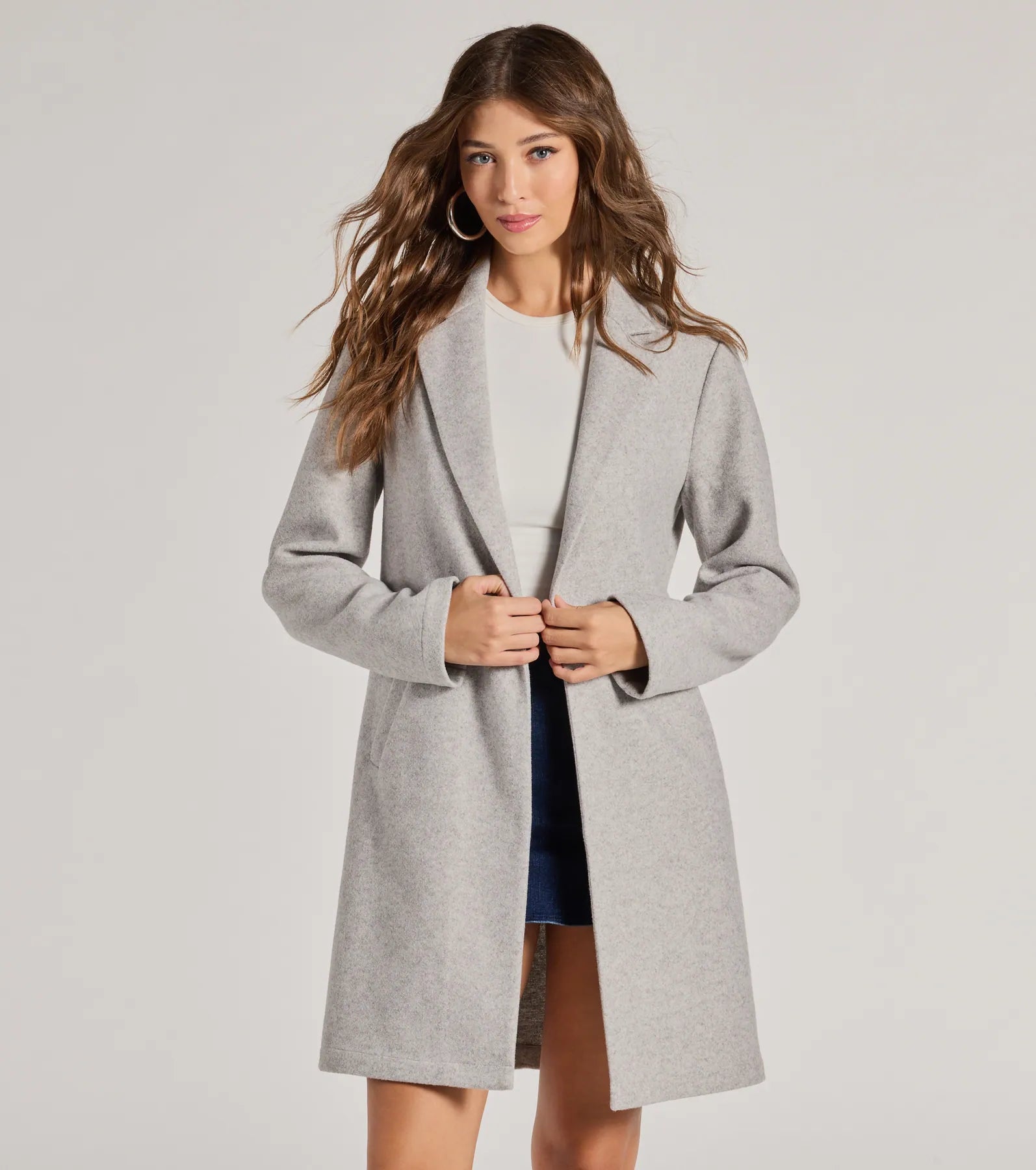 Premium Faux Wool Trench Coat - Ultimate Fall & Winter Style