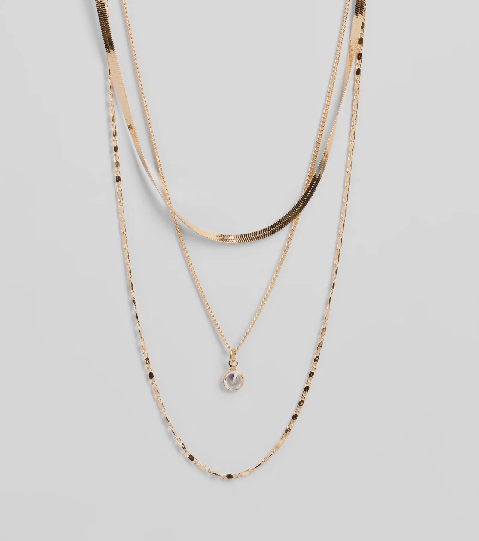 Ultimate Glam Layered Rhinestone Necklace Set