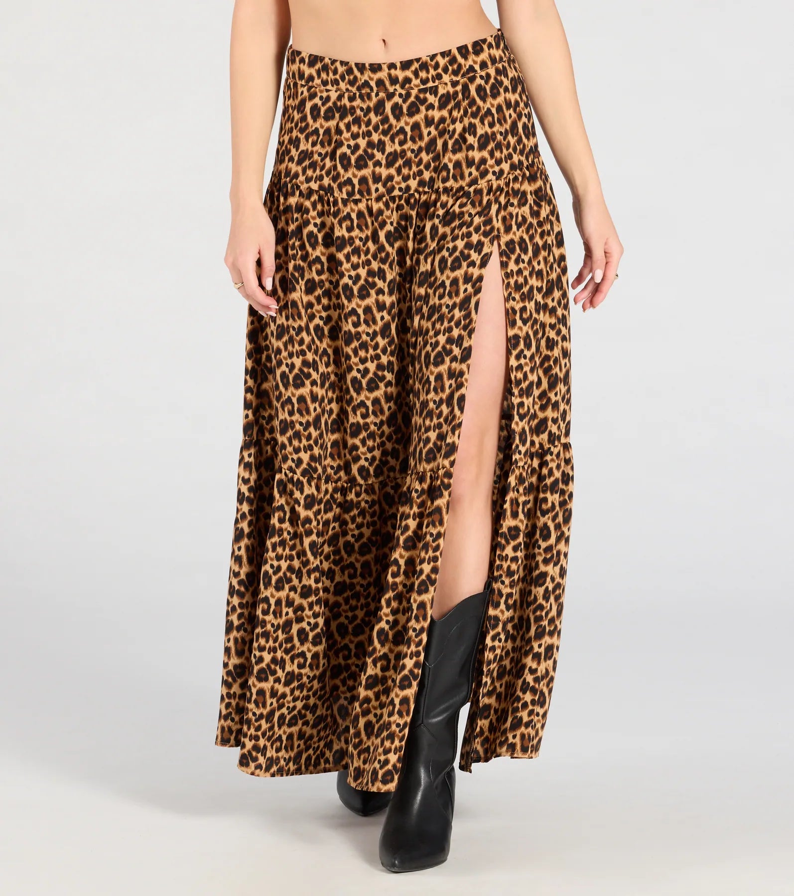 Ultimate On The Prowl High-Rise Leopard Maxi Skirt