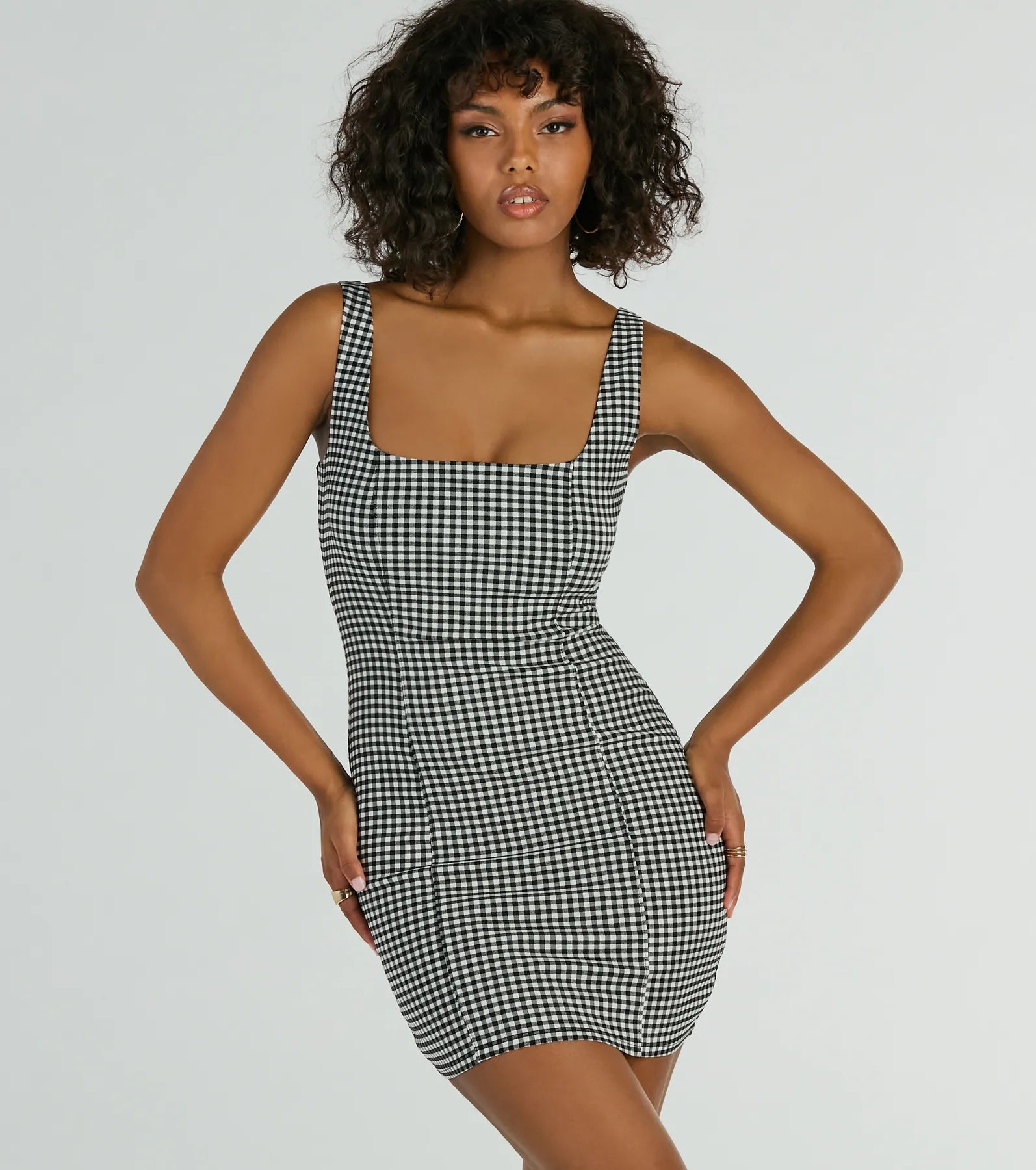 Ultimate Spring-to-Summer Gingham Mini Dress - Sweeter Than Pie