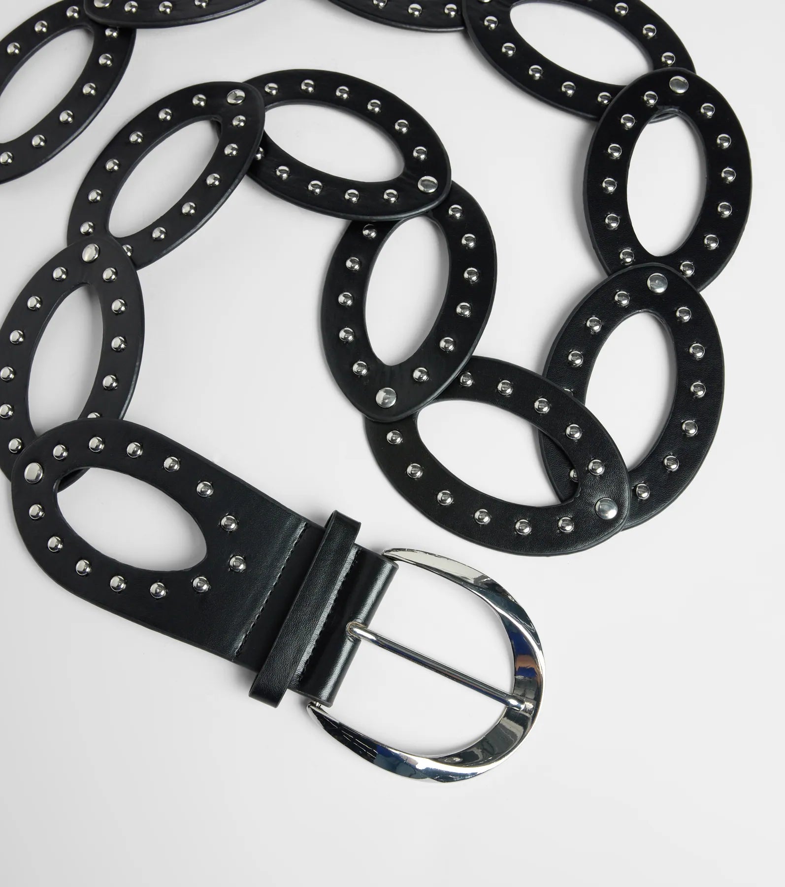 Ultimate Edgy Studded Oval Belt - Premium Style Upgrade