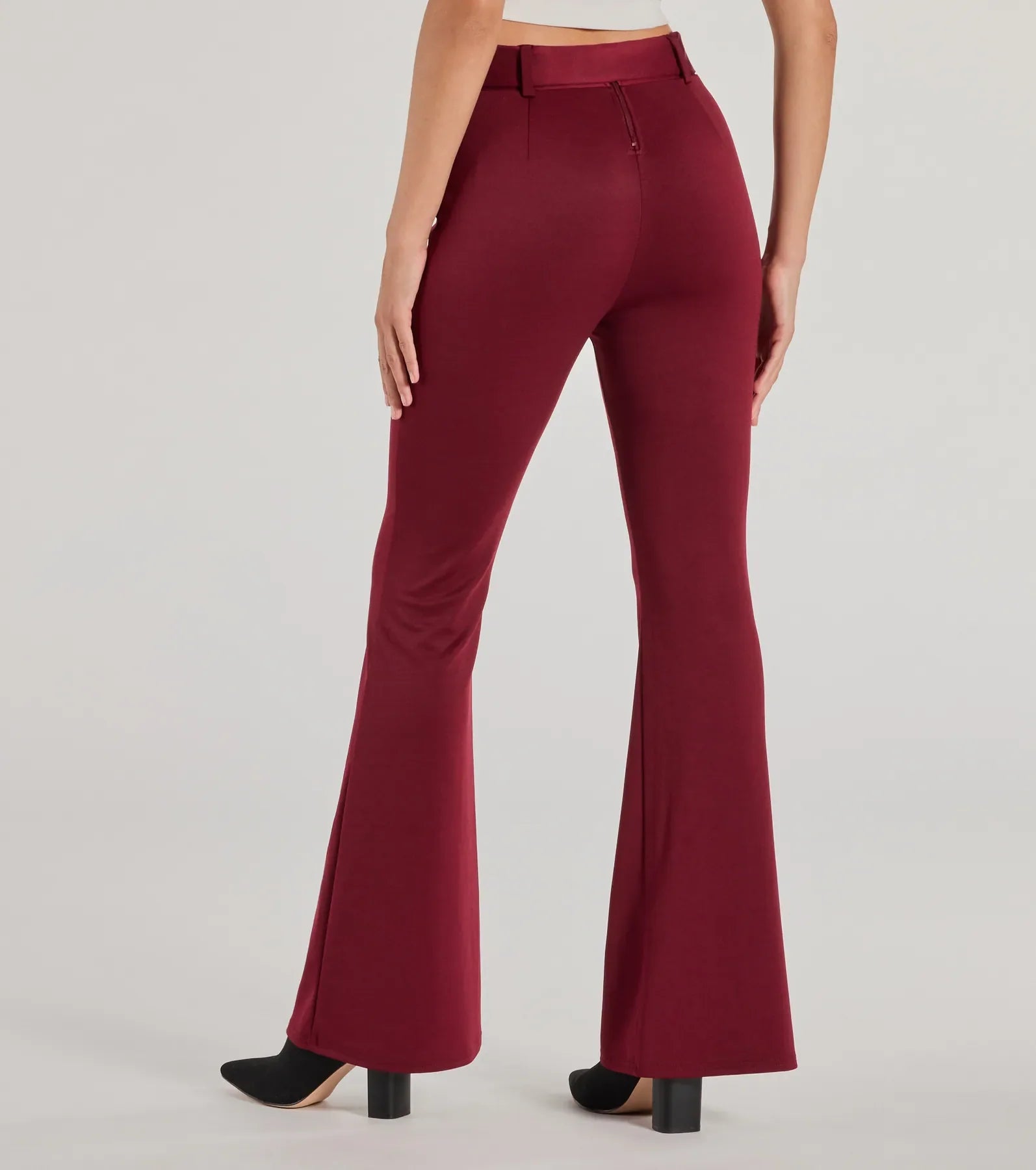 Ultimate Polished Glam Belted Wide Leg Pants