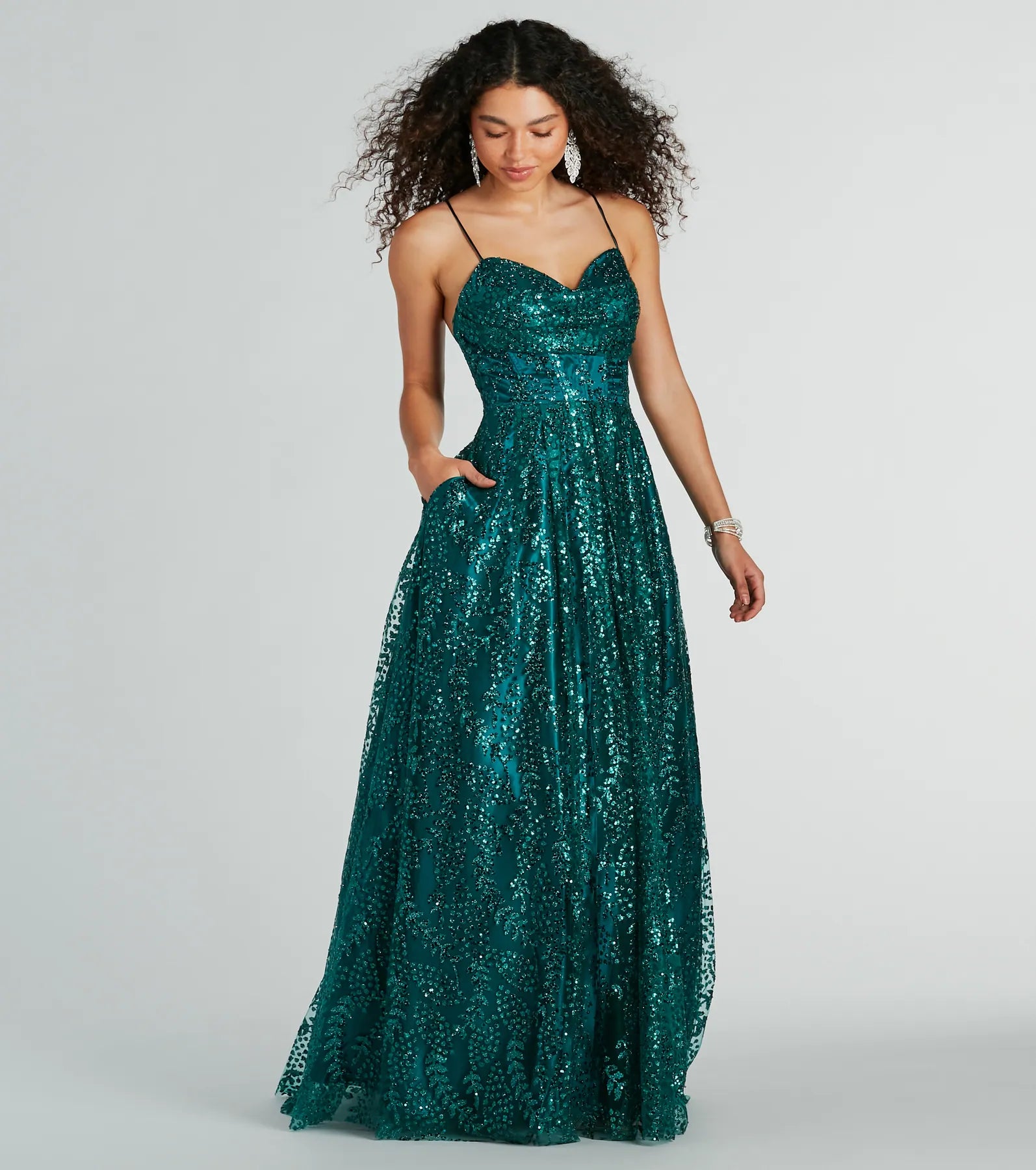 Premium Giavanna Glitter Corset Ball Gown – Ultimate Elegance for Special Occasions