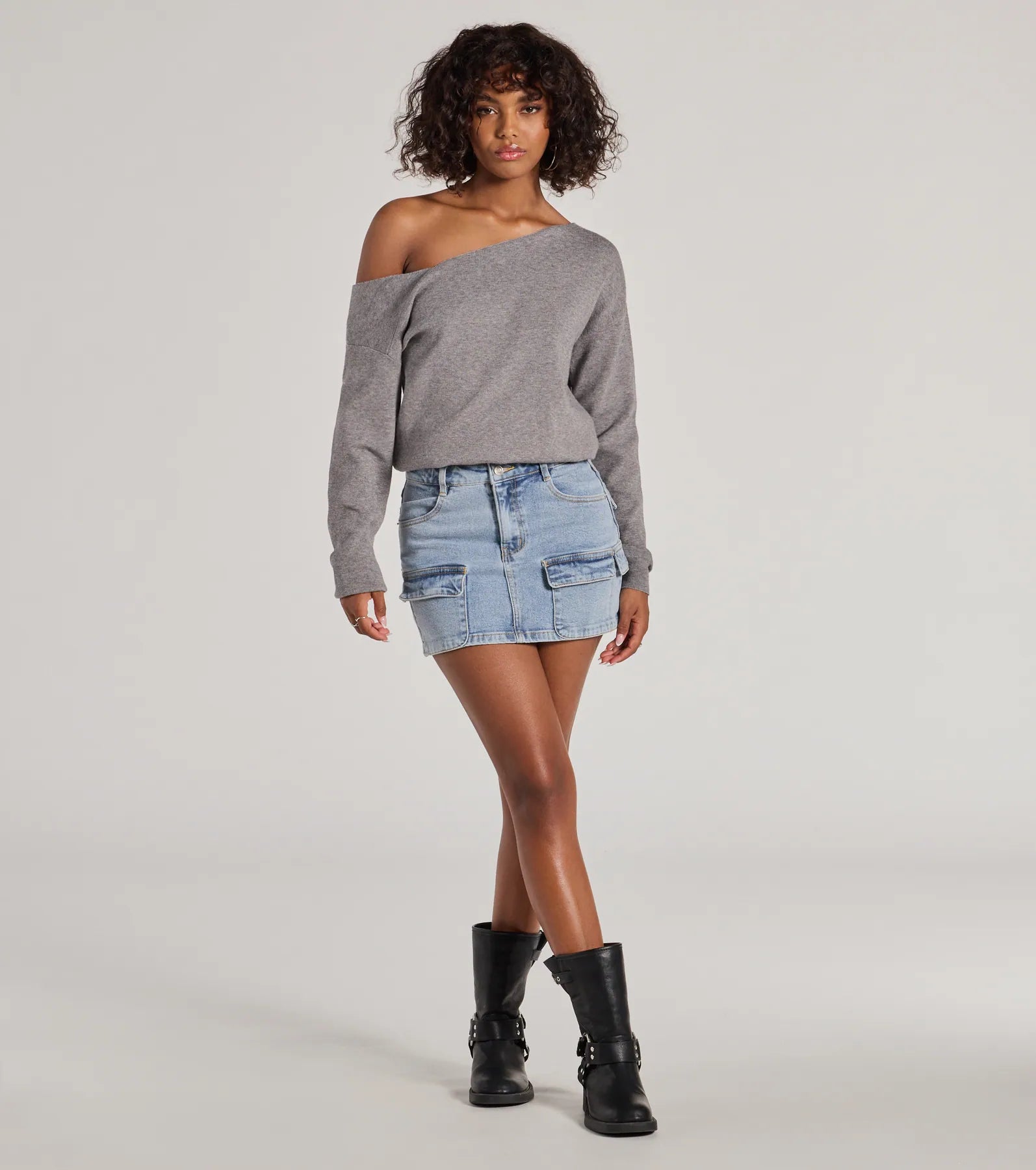 Premium Asymmetrical Oversized Pullover - Casual Elegance