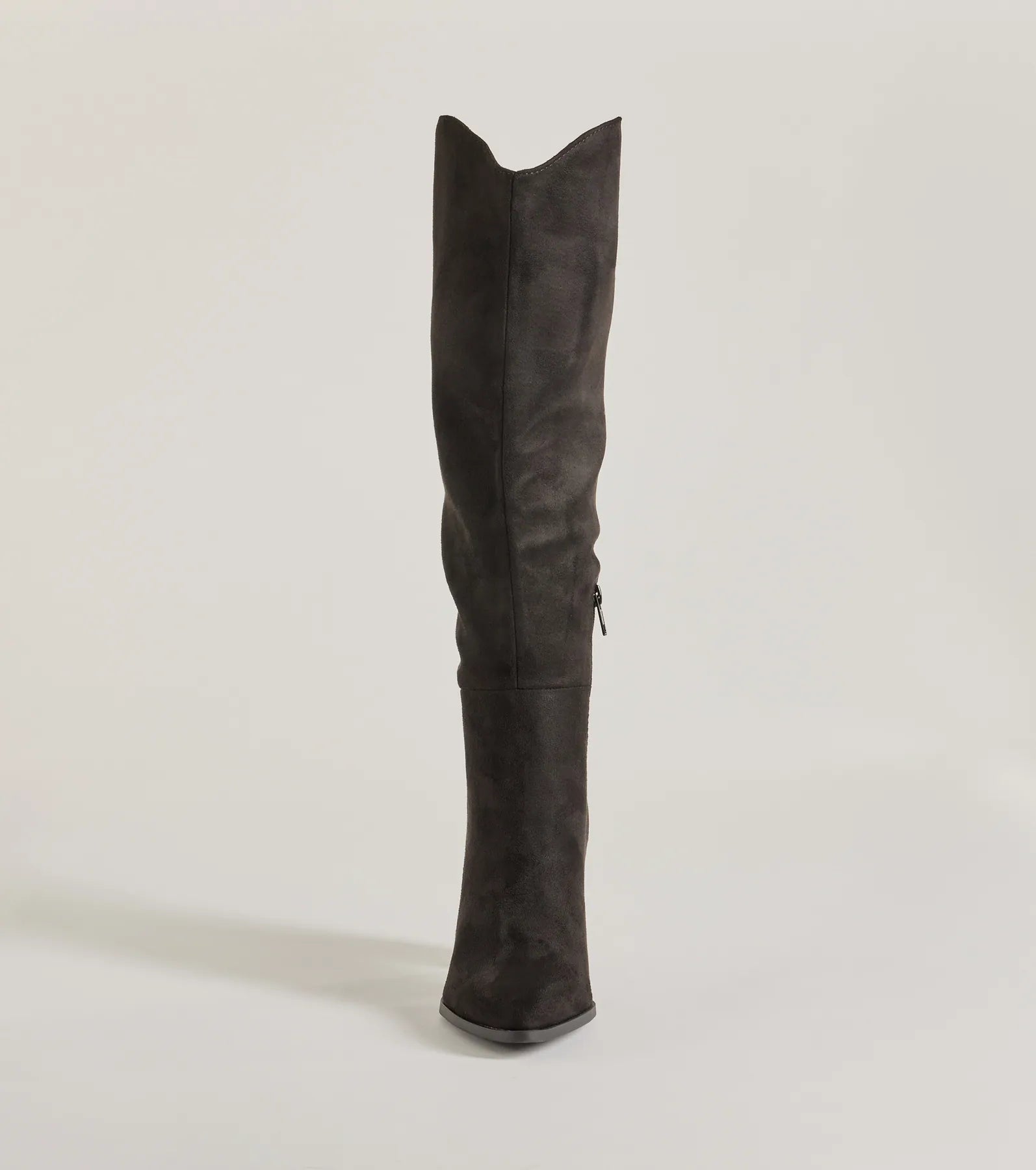 Premium Faux Suede Knee-High Boots - Ultimate Style Statement