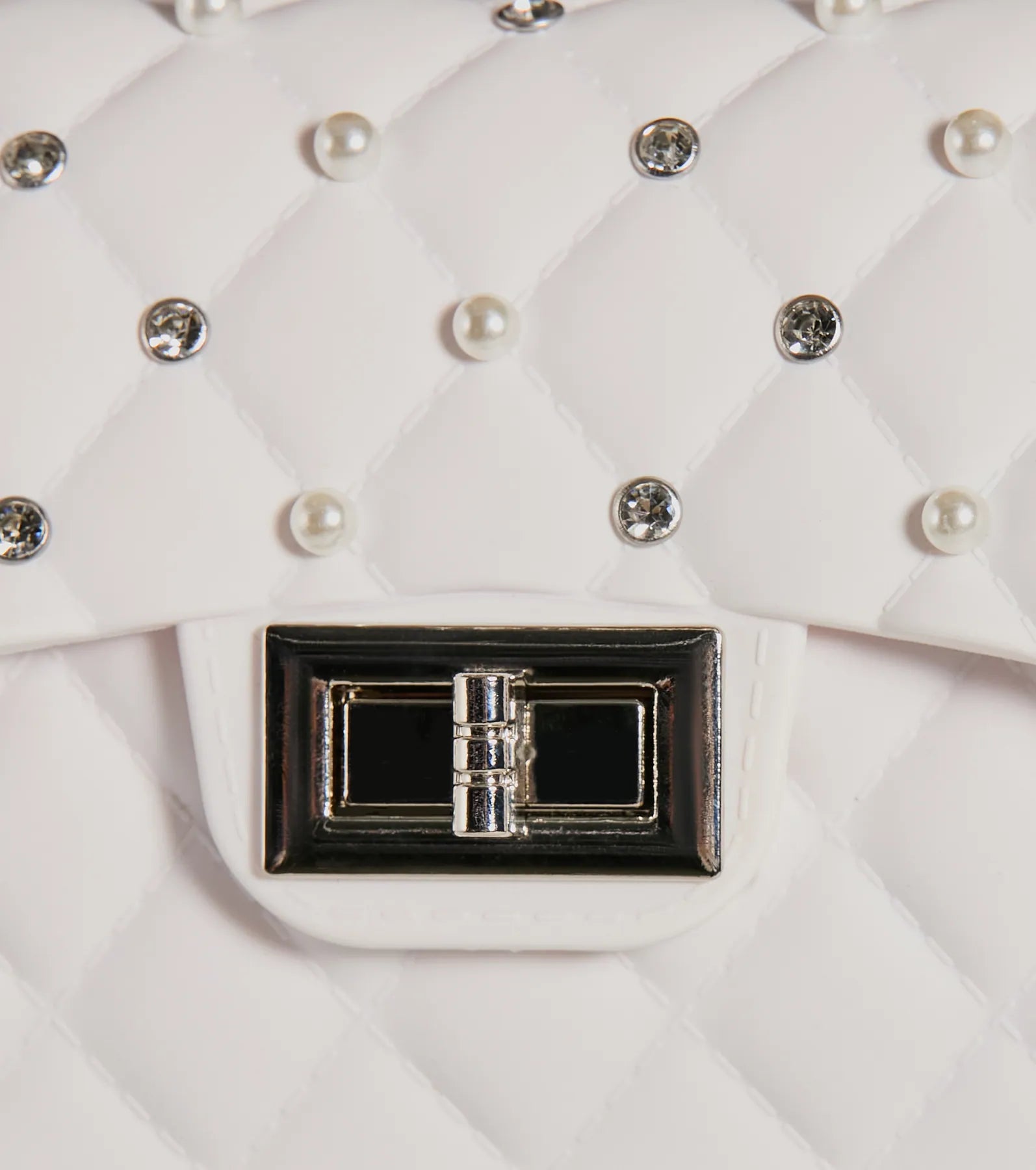 Ultimate Glam Faux Pearl Jelly Crossbody Bag - Your Perfect On-The-Go Companion