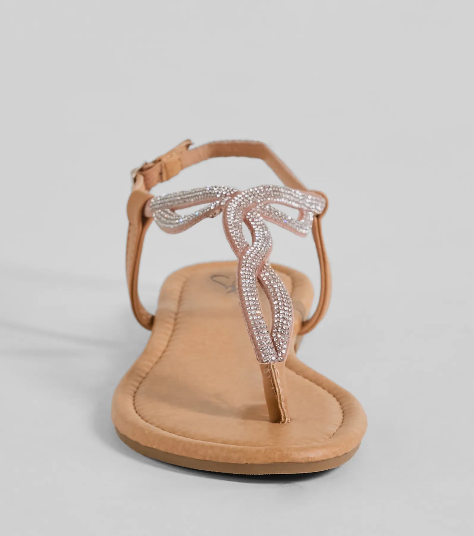 Ultimate Glam Rhinestone Thong Sandals - Casual Chic Style