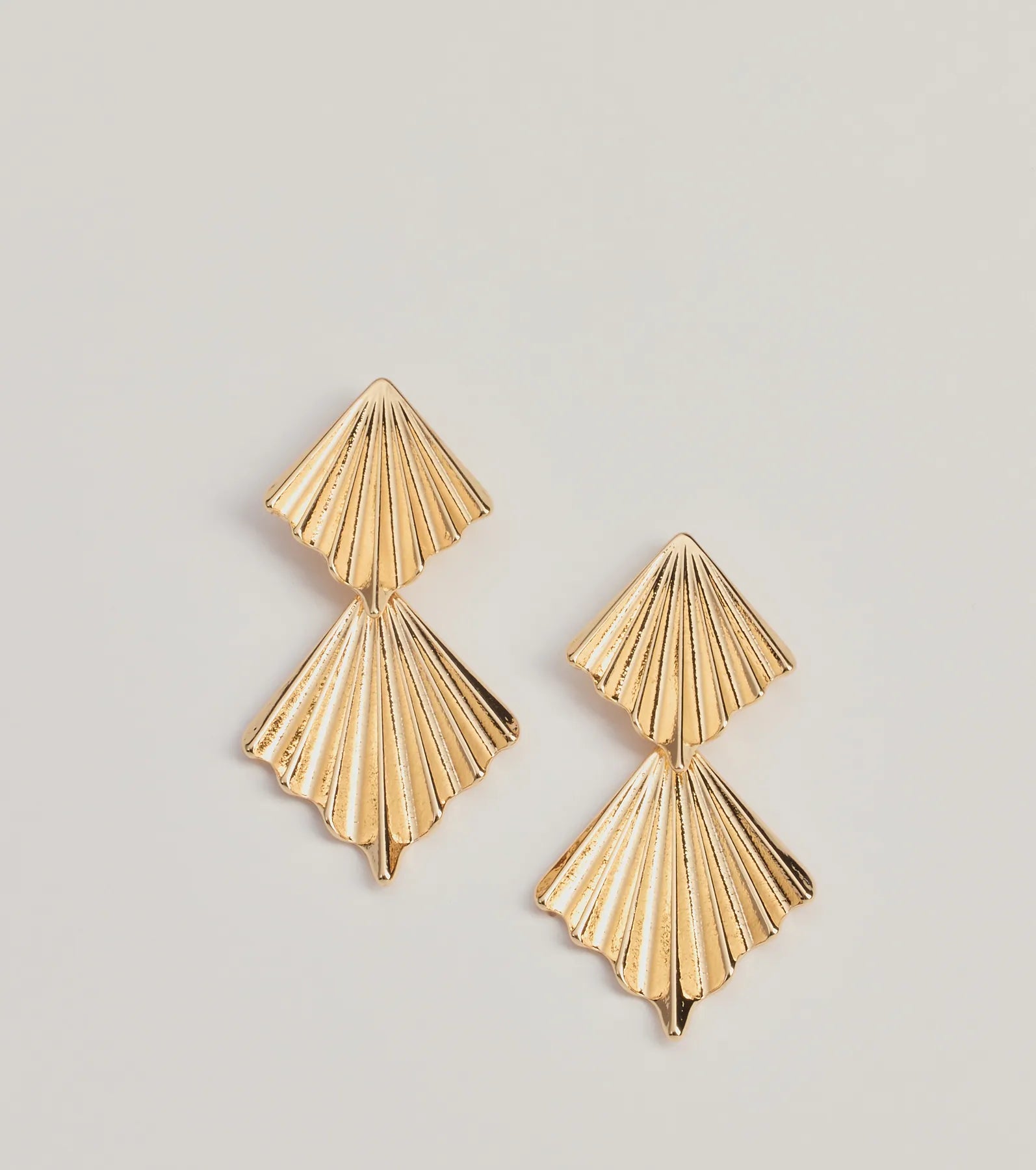 Premium Statement Fan Earrings - Ultimate Style Upgrade