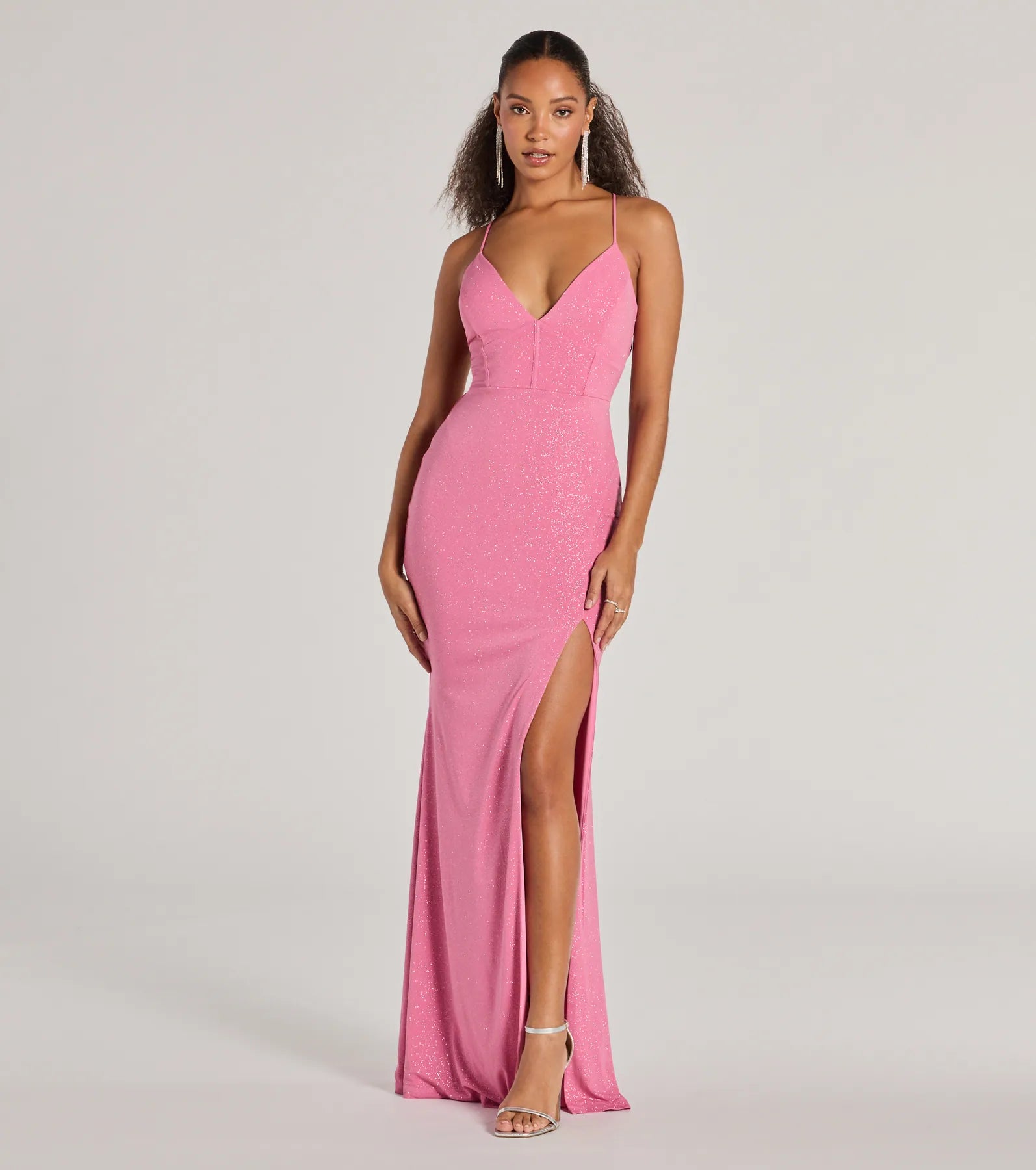 Ultimate Glam Sariah Lace-Up Mermaid Dress for Special Occasions