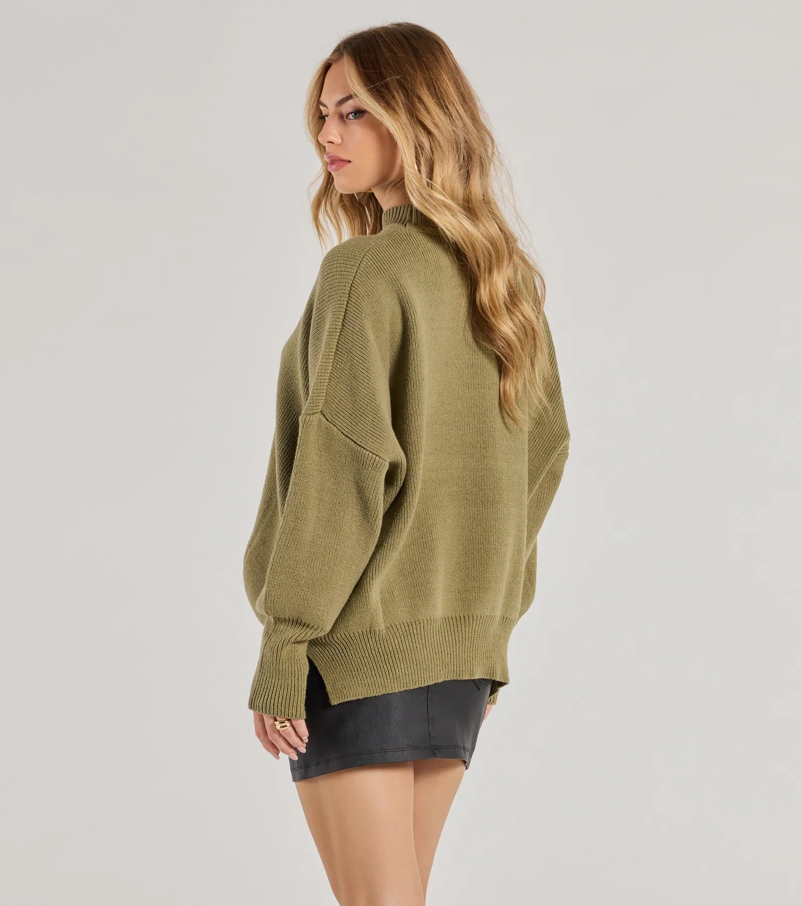 Ultimate Cozy Ribbed Knit Oversized Sweater - Premium Comfort