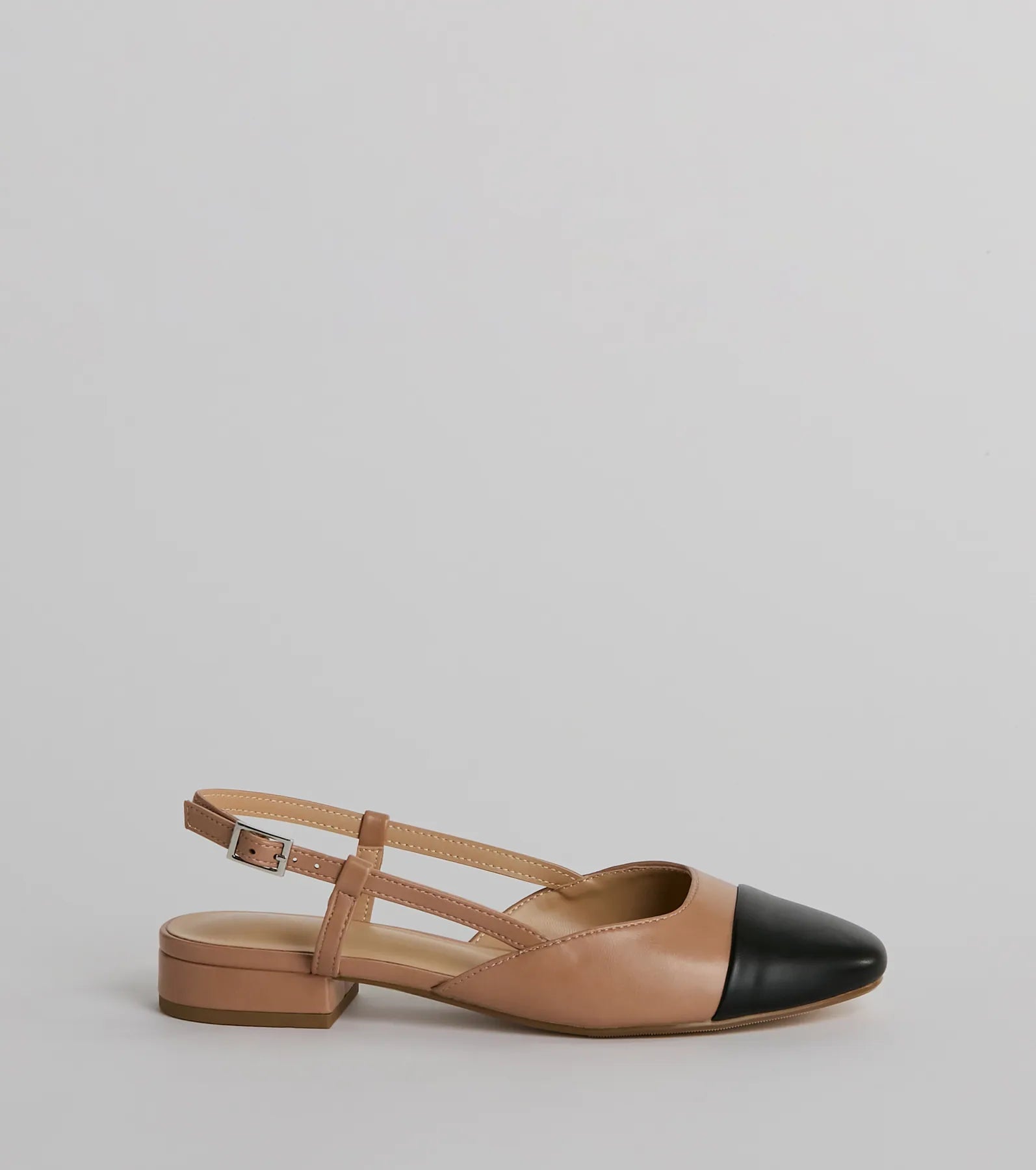 Premium Square-Toe Slingback Patent Flats - Ultimate Style Upgrade