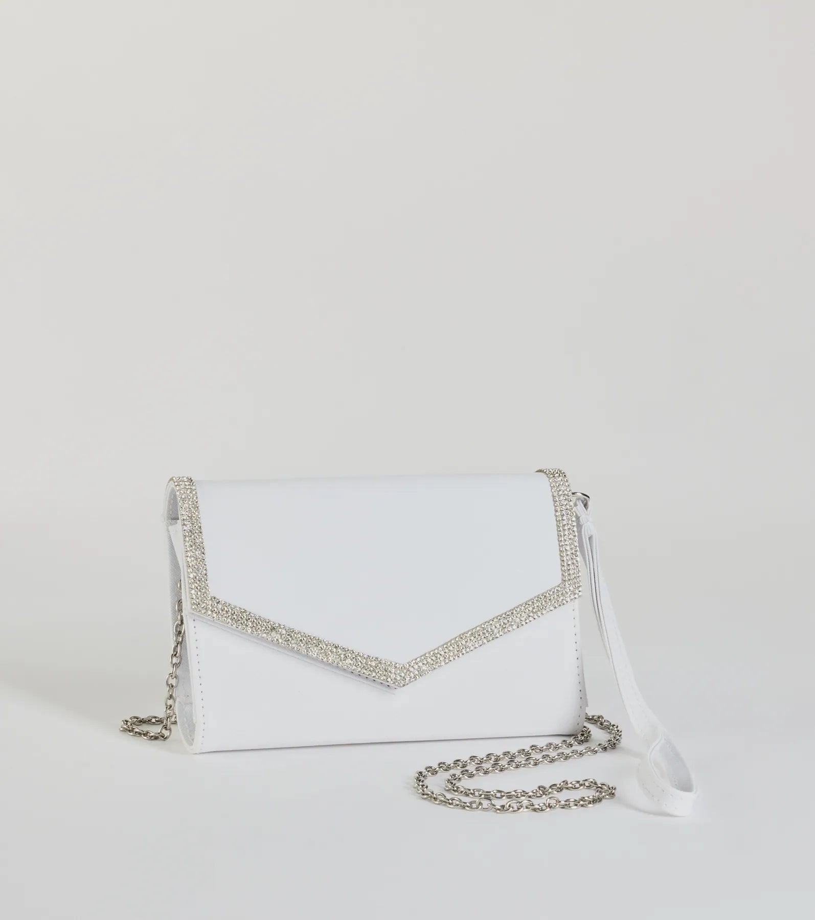 Ultimate Glam Rhinestone Envelope Clutch